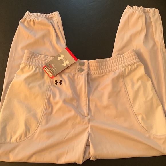 NWT UNDER ARMOUR Women Heat Gear Softball sweatpants Size Medium - Picture 3 of 9